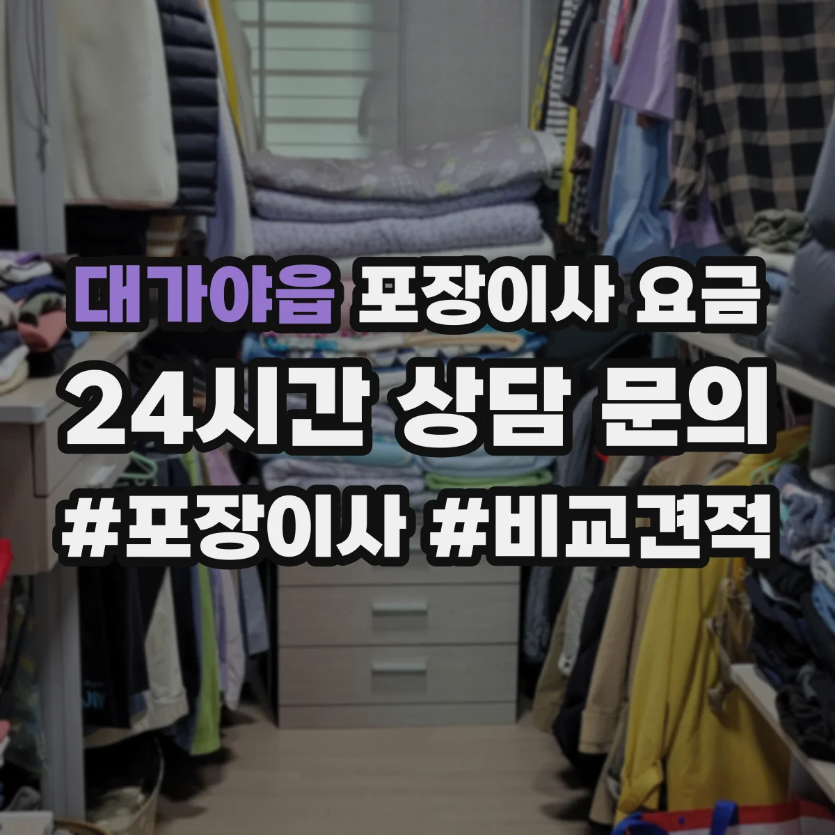 대가야읍 포장이사 요금