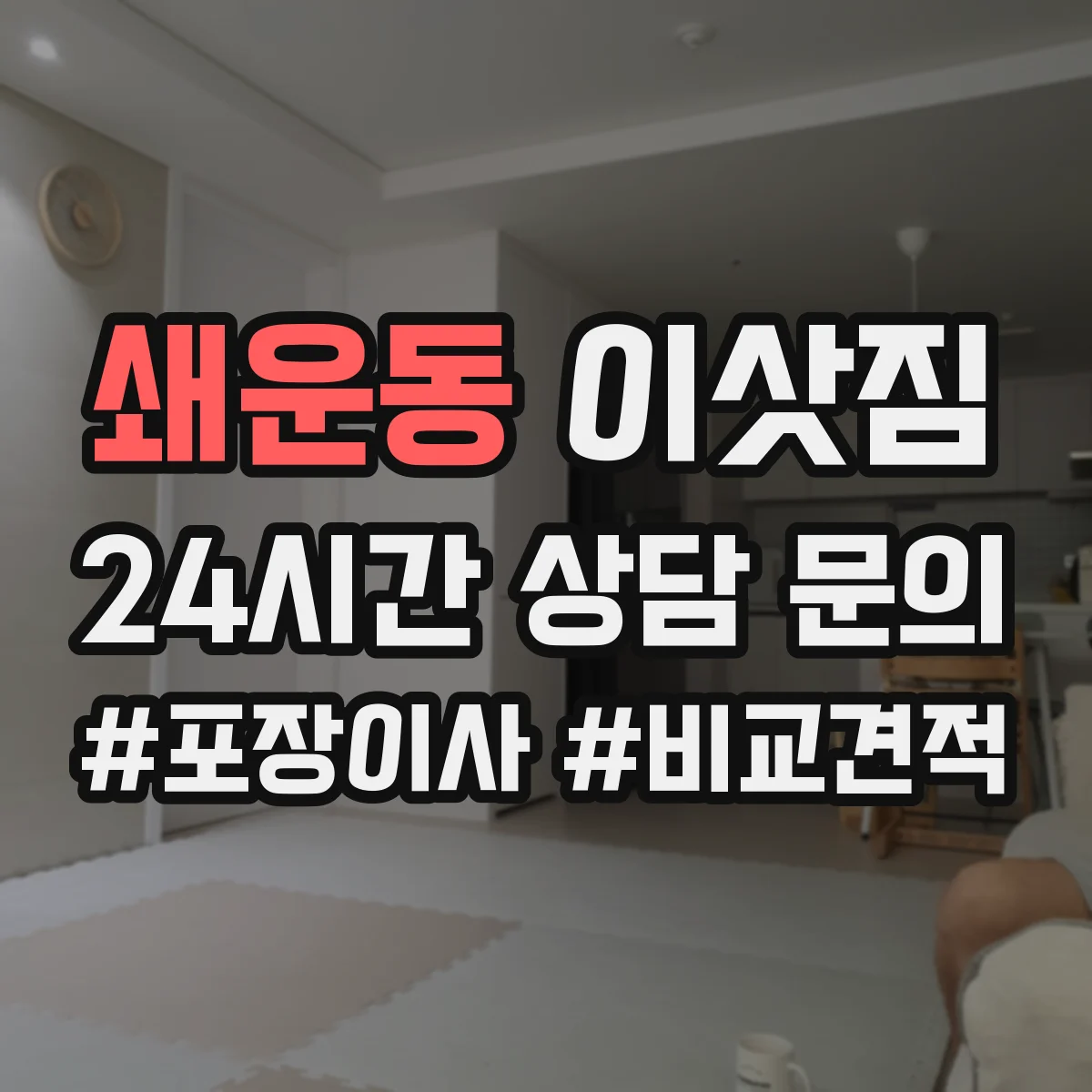 쇄운동 이삿짐