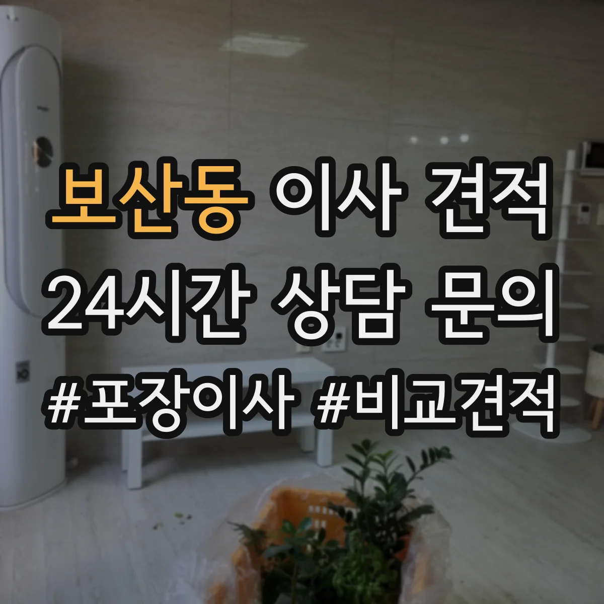 보산동 이사 견적