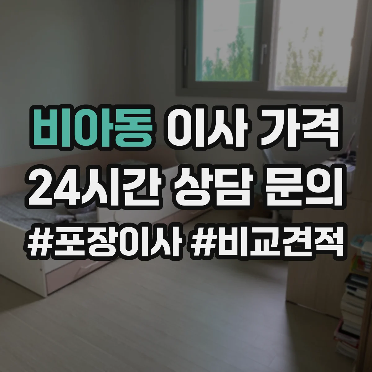 비아동 이사 가격