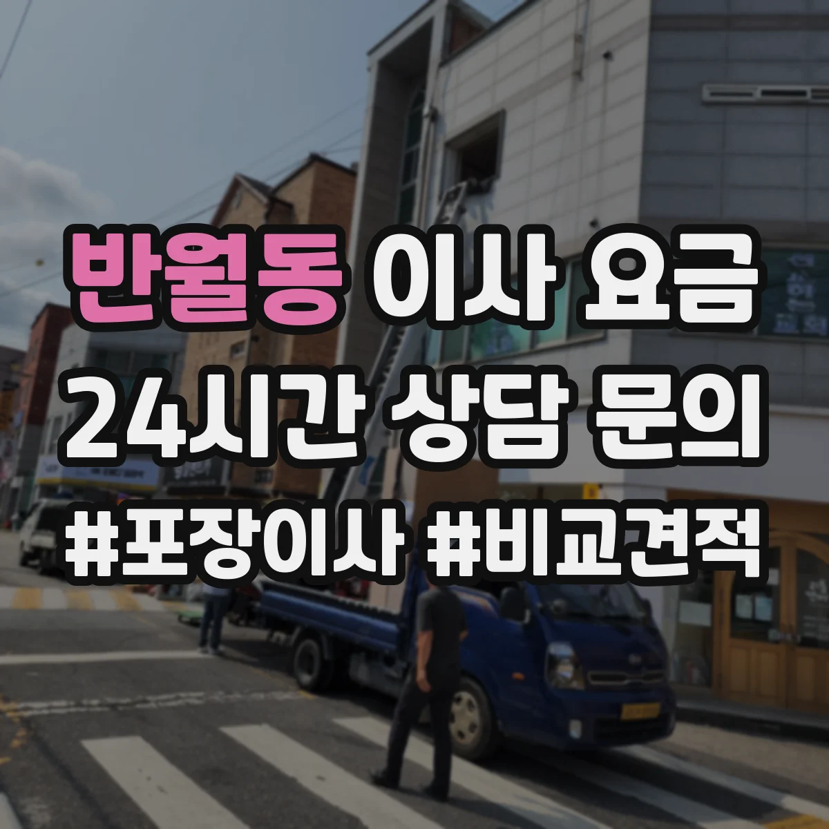 반월동 이사 요금