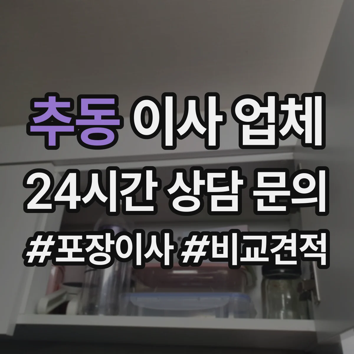 추동 이사 업체