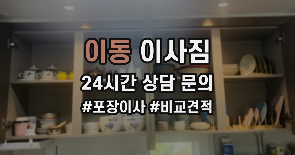 이동 이사짐