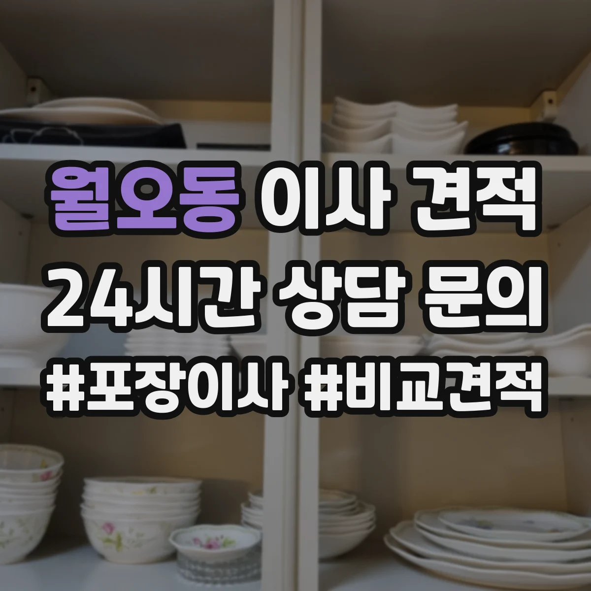 월오동 이사 견적