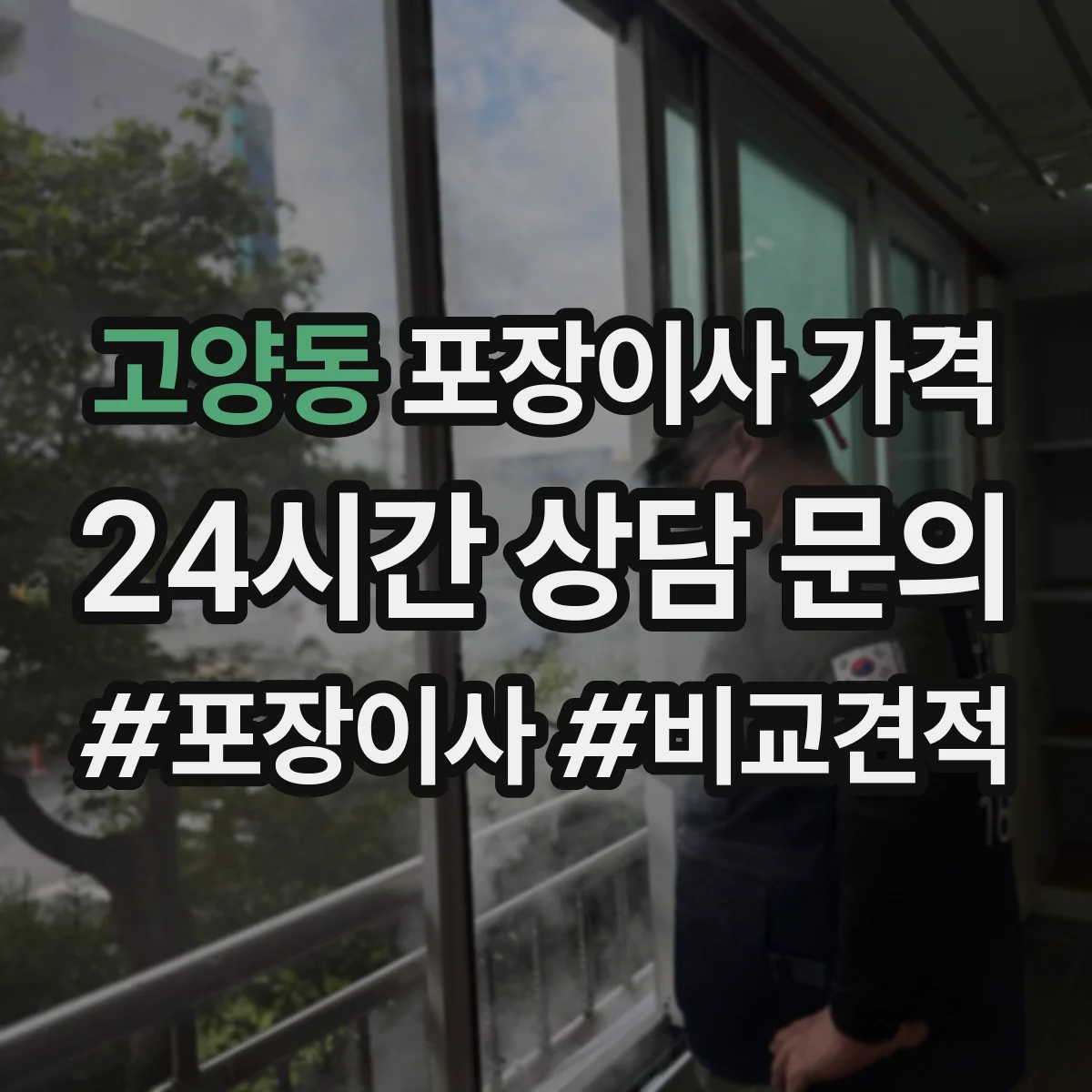 고양동 포장이사 가격