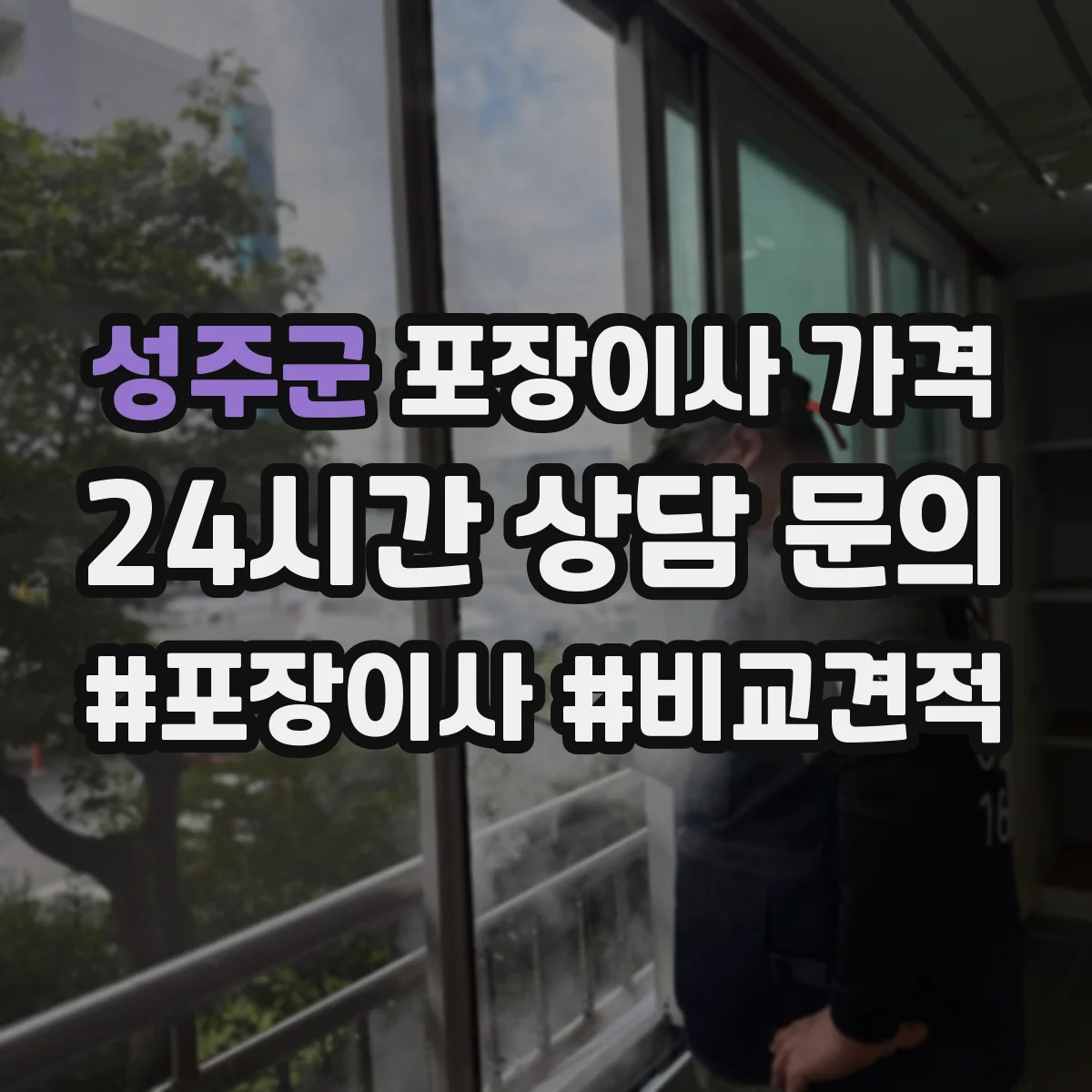 성주군 포장이사 가격