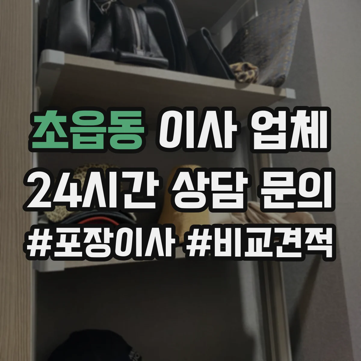 초읍동 이사 업체