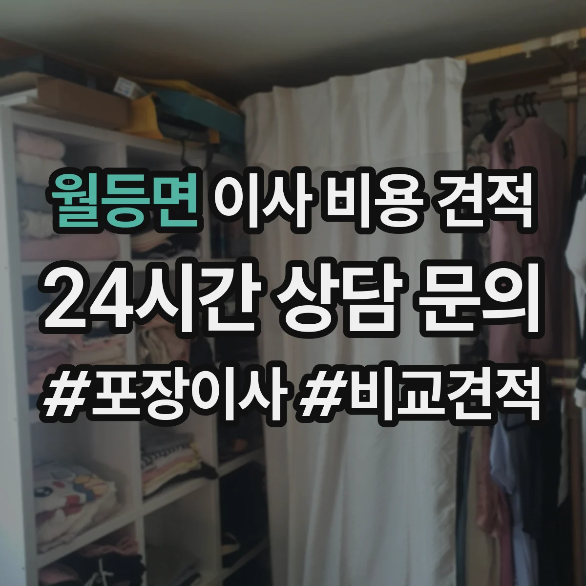 월등면 이사 비용 견적