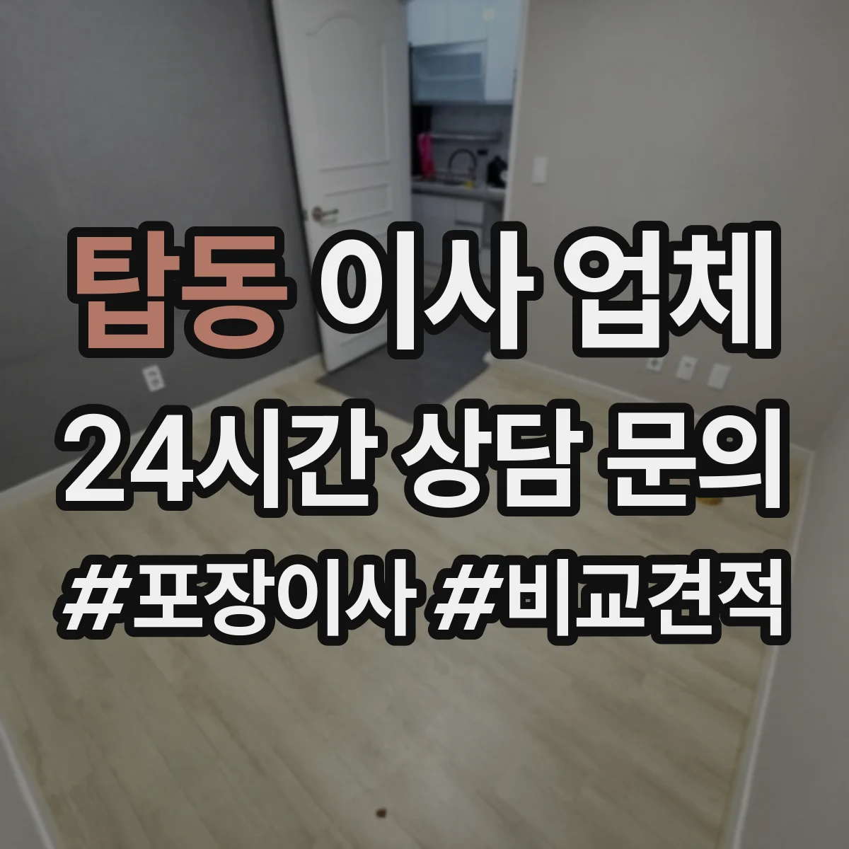 탑동 이사 업체