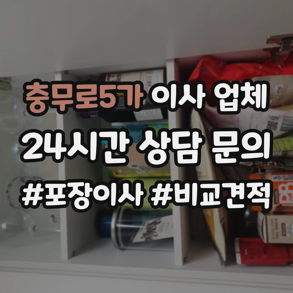 충무로5가 이사 업체