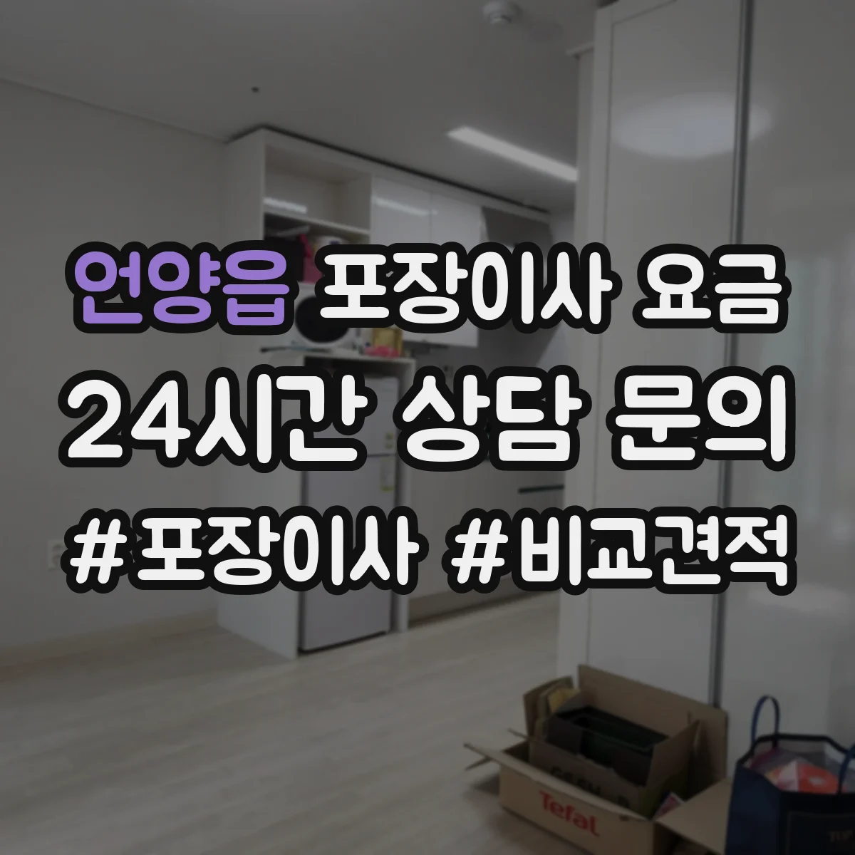 언양읍 포장이사 요금