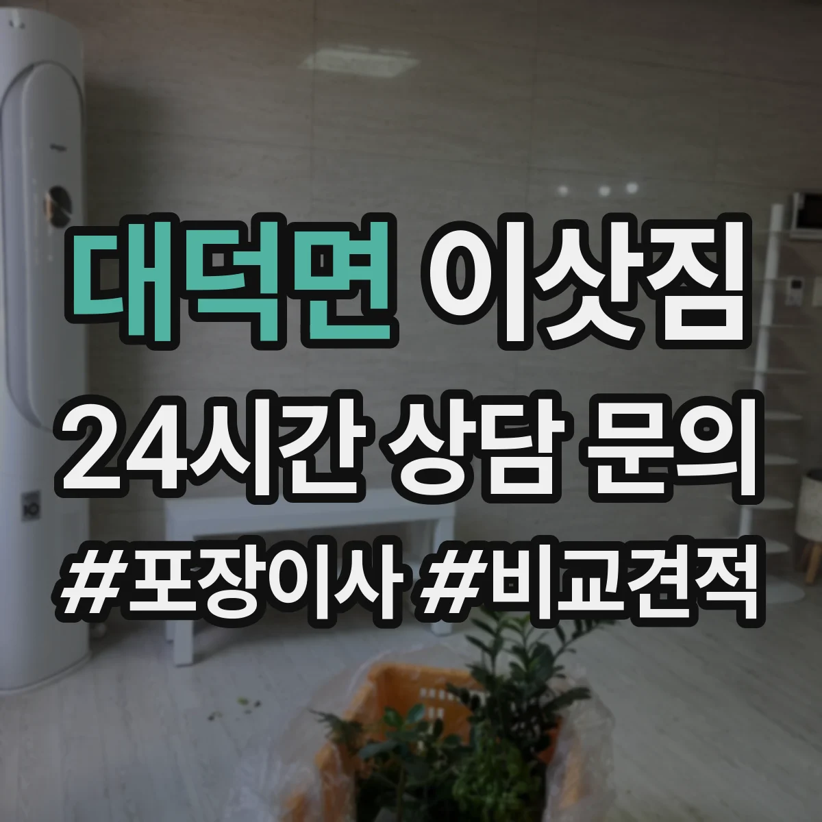 대덕면 이삿짐