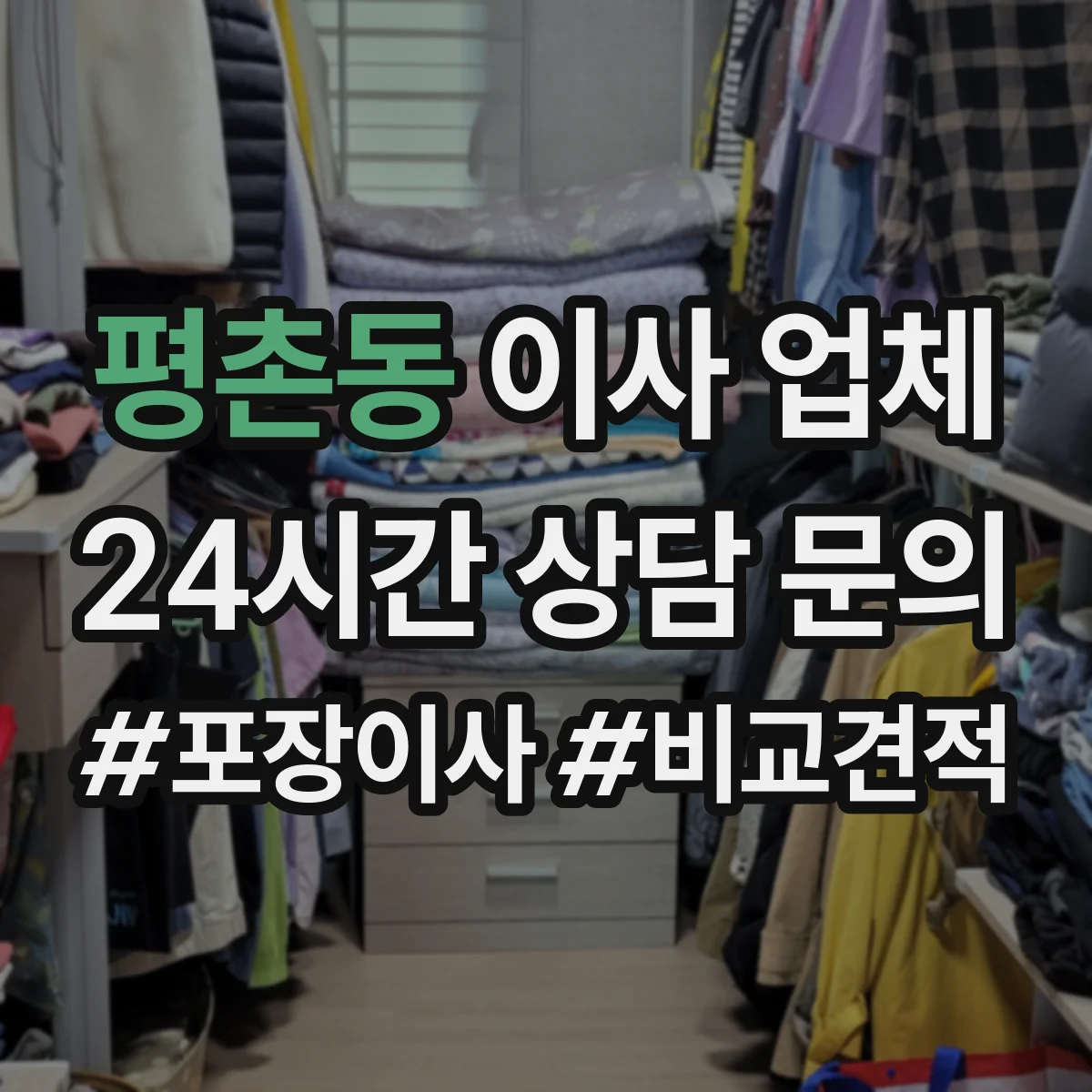 평촌동 이사 업체