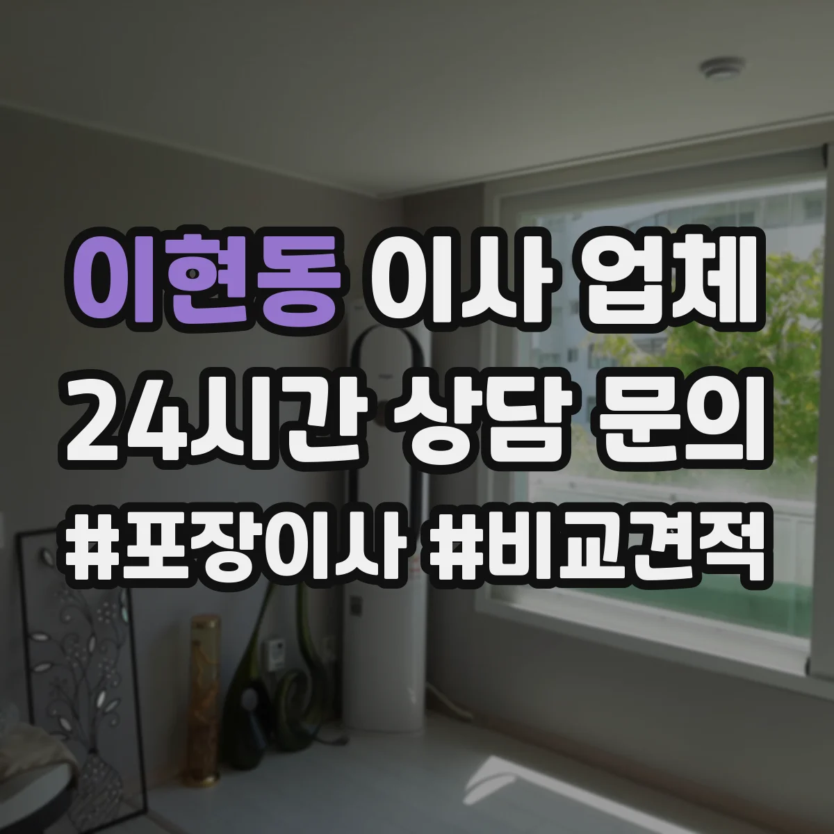 이현동 이사 업체