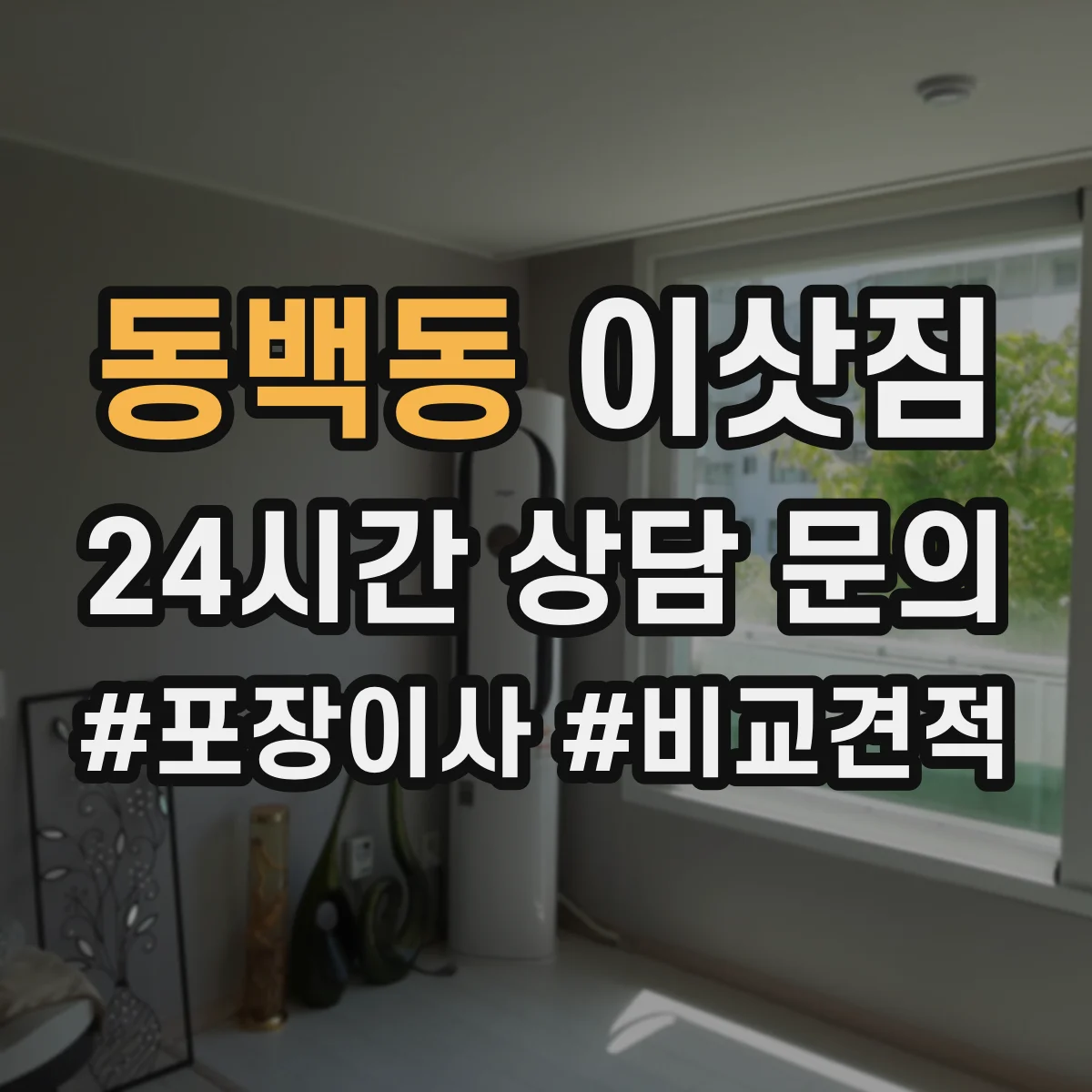 동백동 이삿짐