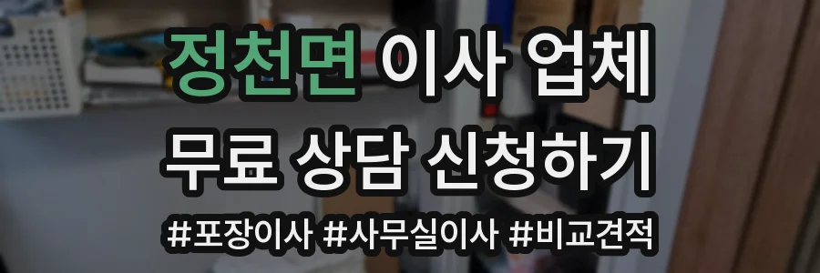정천면 이사 업체