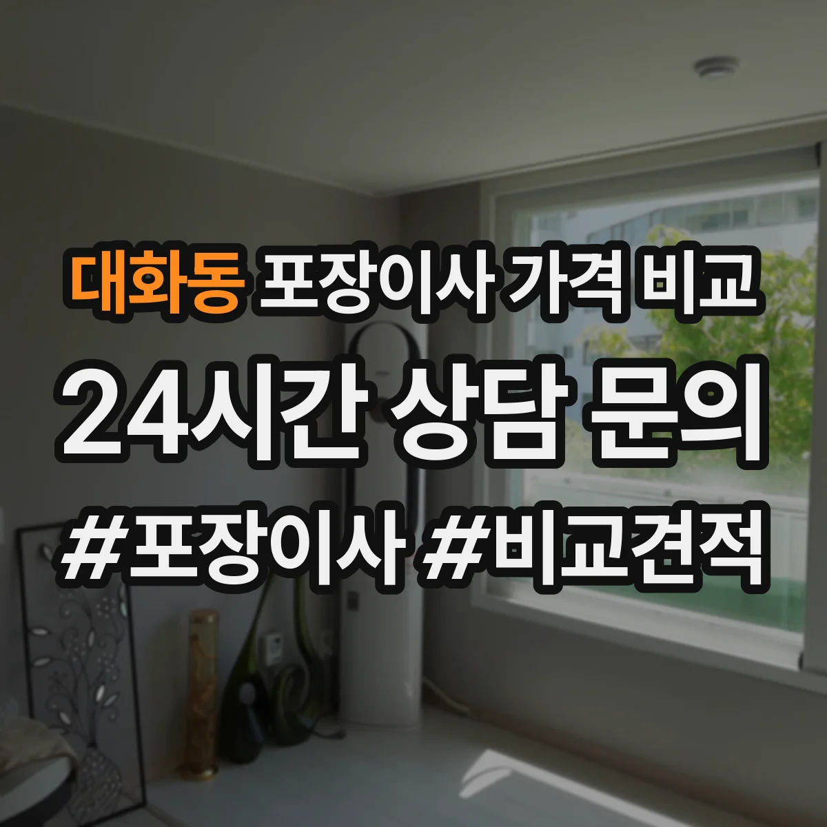 대화동 포장이사 가격 비교