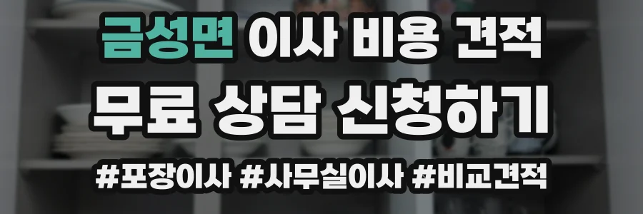 금성면 이사 비용 견적