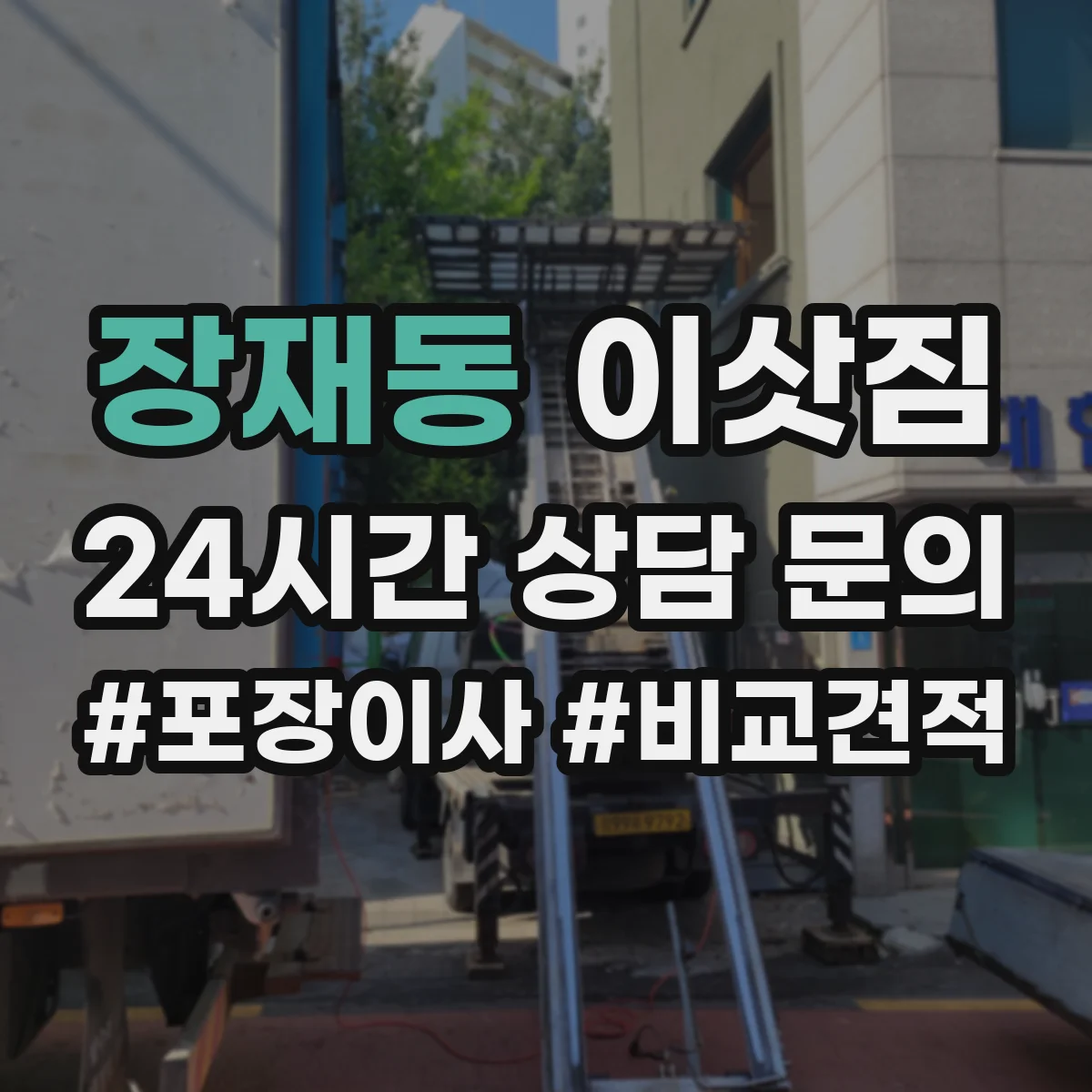 장재동 이삿짐