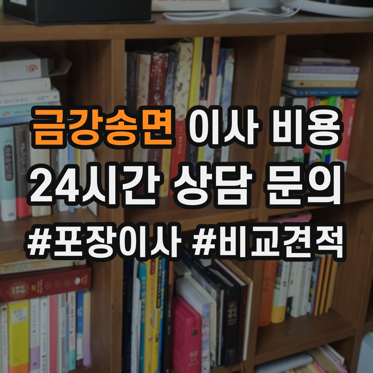 금강송면 이사 비용