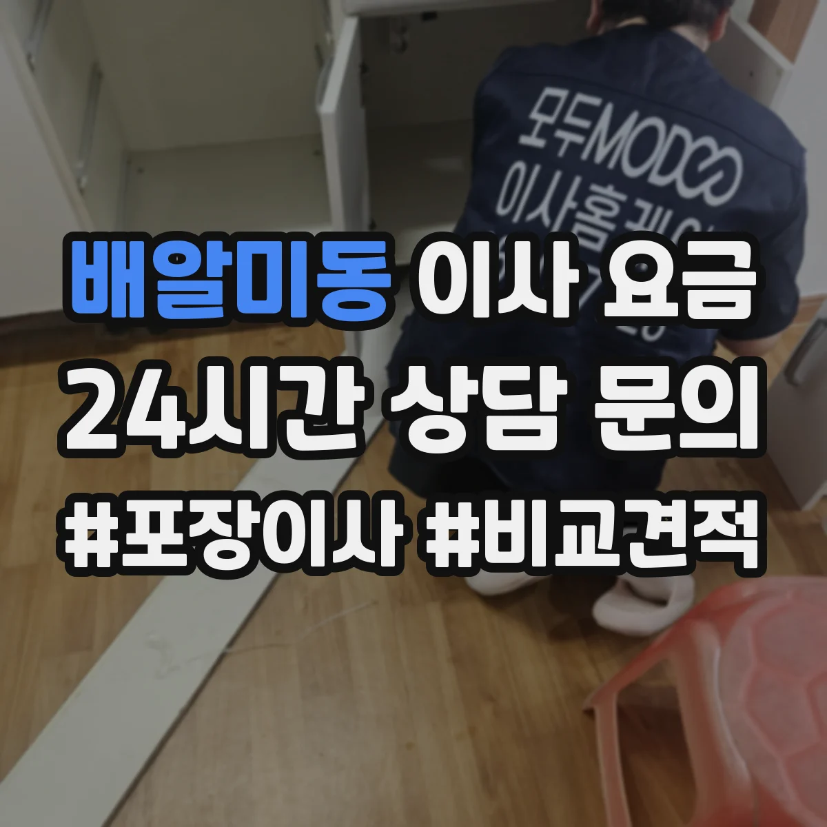 배알미동 이사 요금