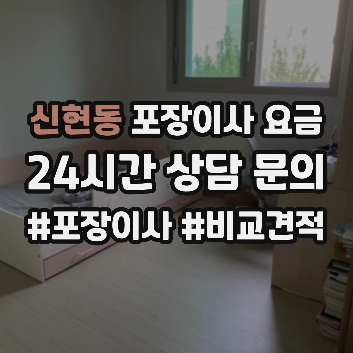신현동 포장이사 요금