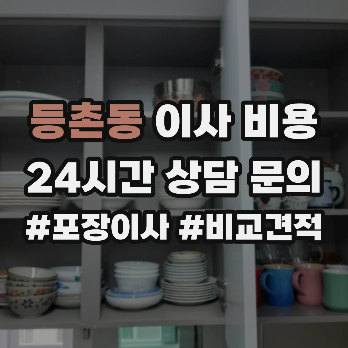 등촌동 이사 비용