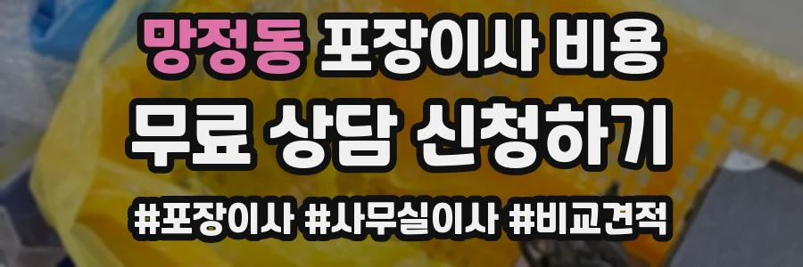 망정동 포장이사 비용