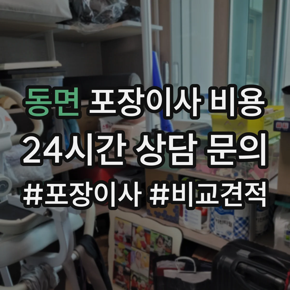 동면 포장이사 비용