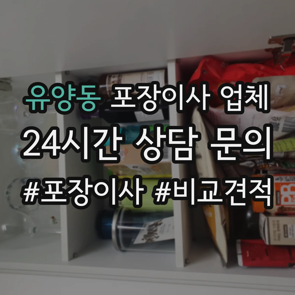 유양동 포장이사 업체
