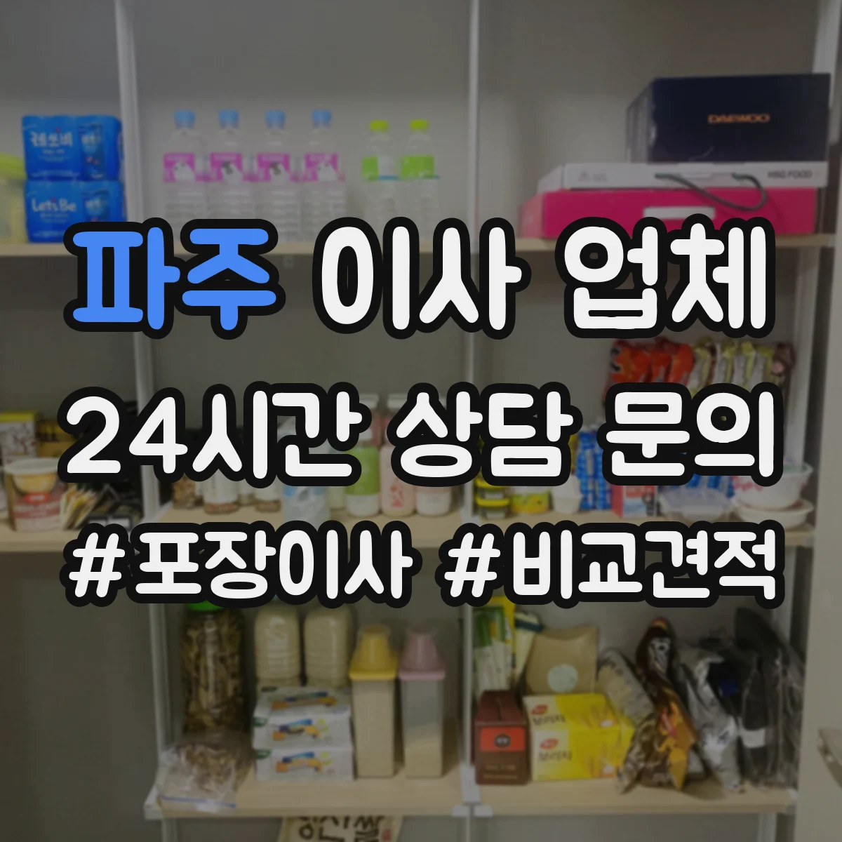 파주 이사 업체