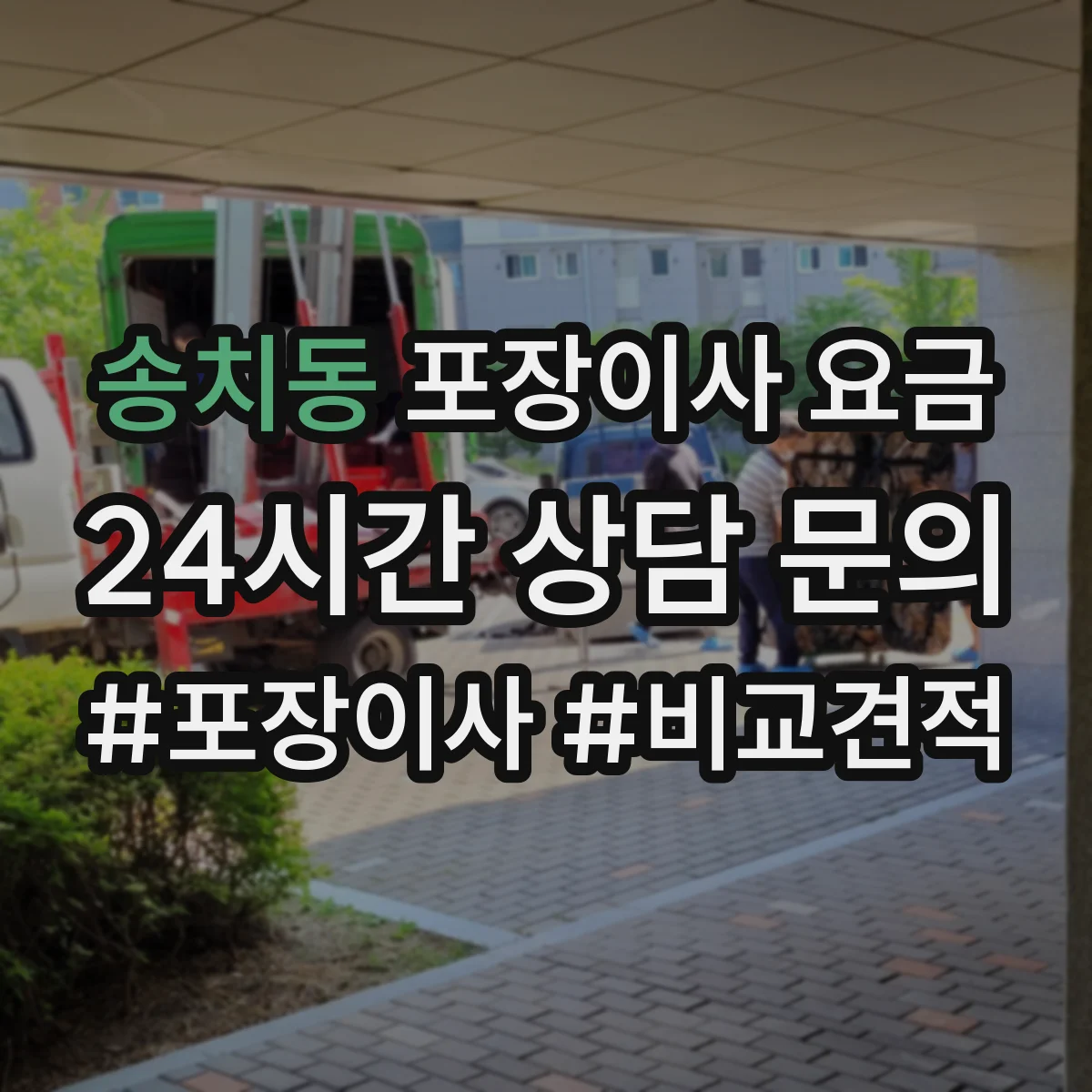 송치동 포장이사 요금