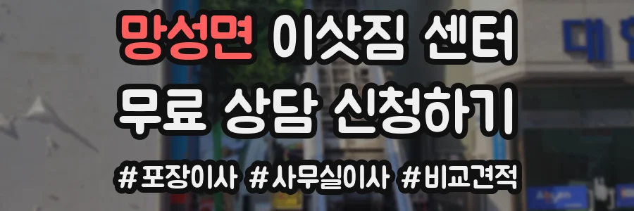 망성면 이삿짐 센터