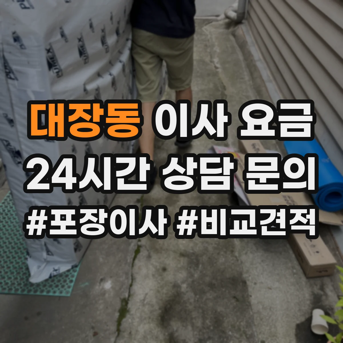 대장동 이사 요금