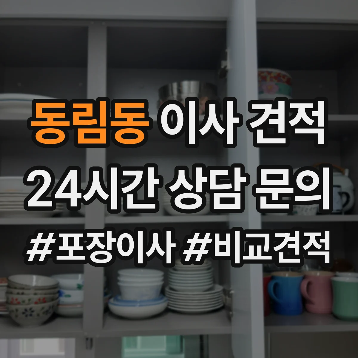 동림동 이사 견적