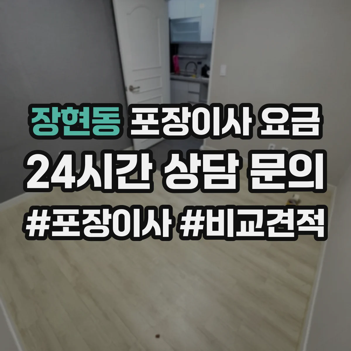 장현동 포장이사 요금