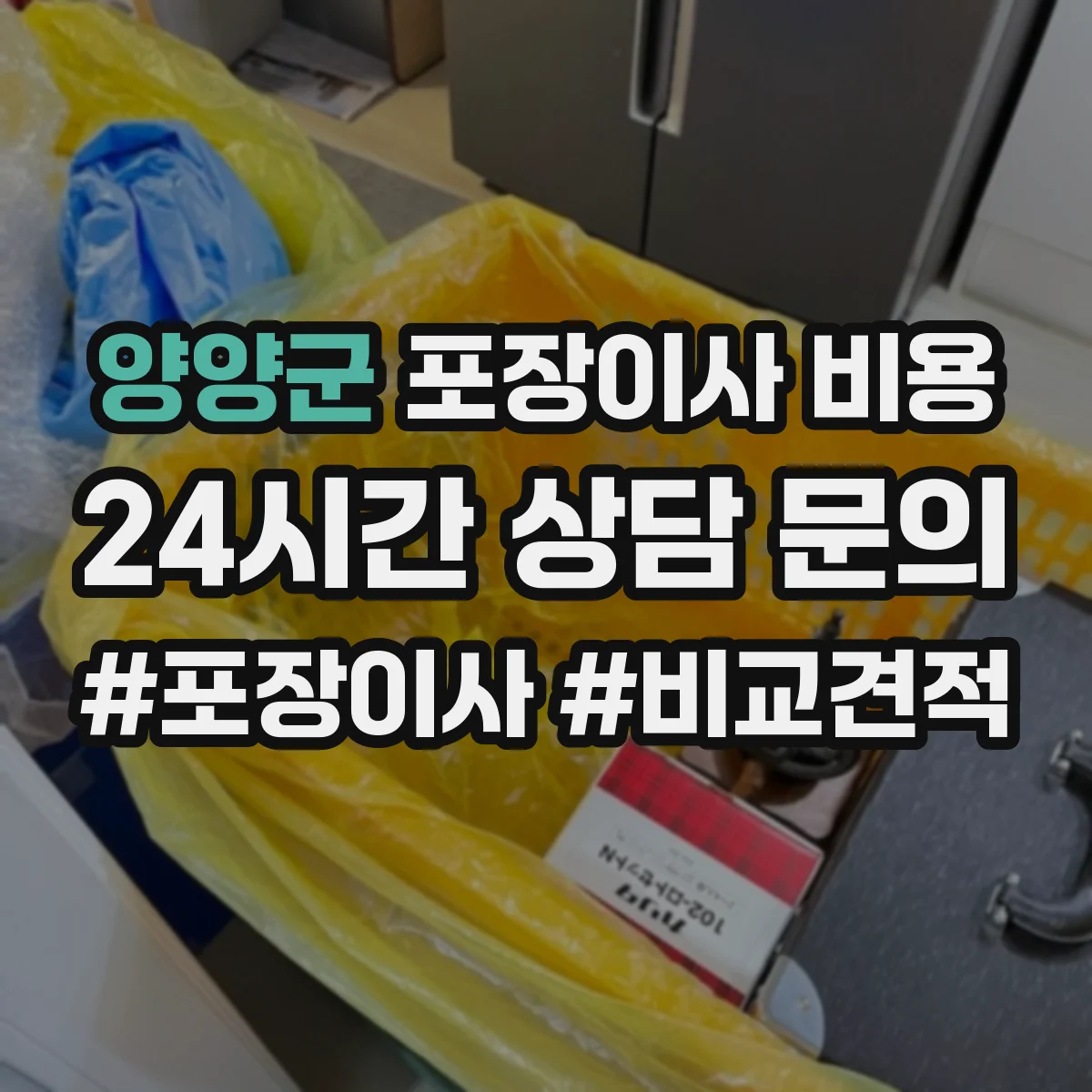 양양군 포장이사 비용