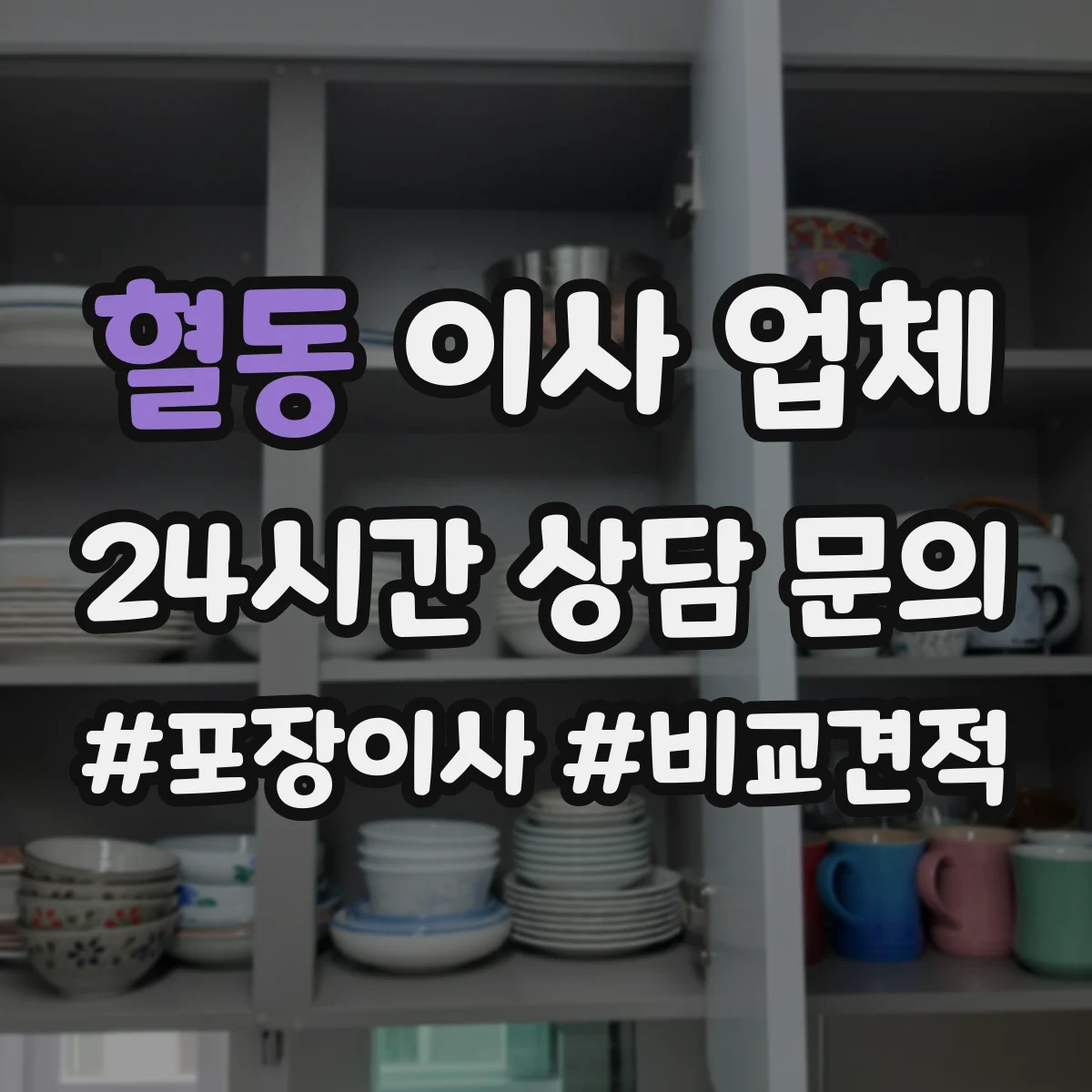 혈동 이사 업체