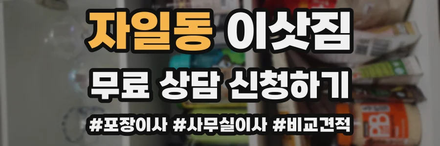 자일동 이삿짐