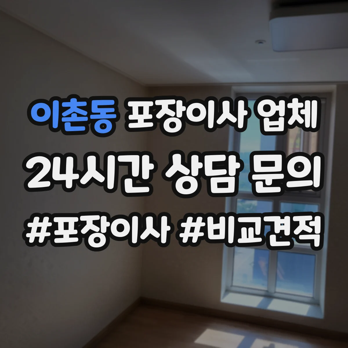 이촌동 포장이사 업체