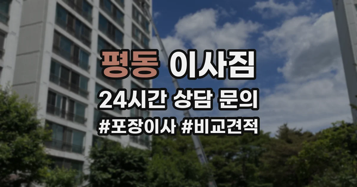 평동 이사짐