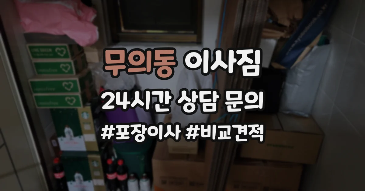 무의동 이사짐