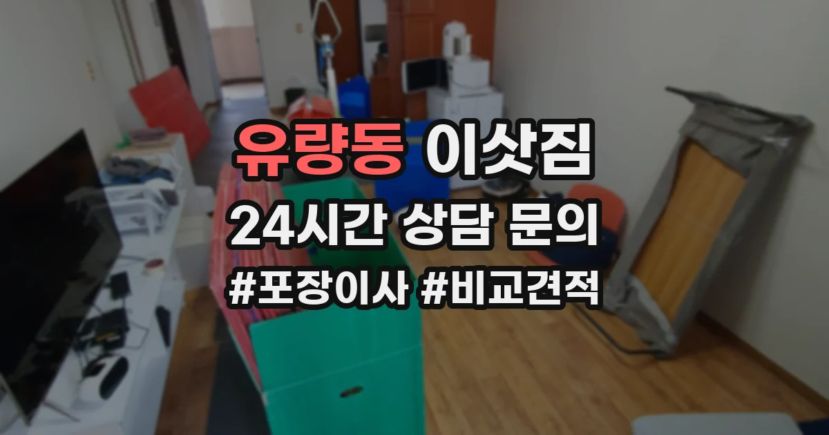 유량동 이삿짐