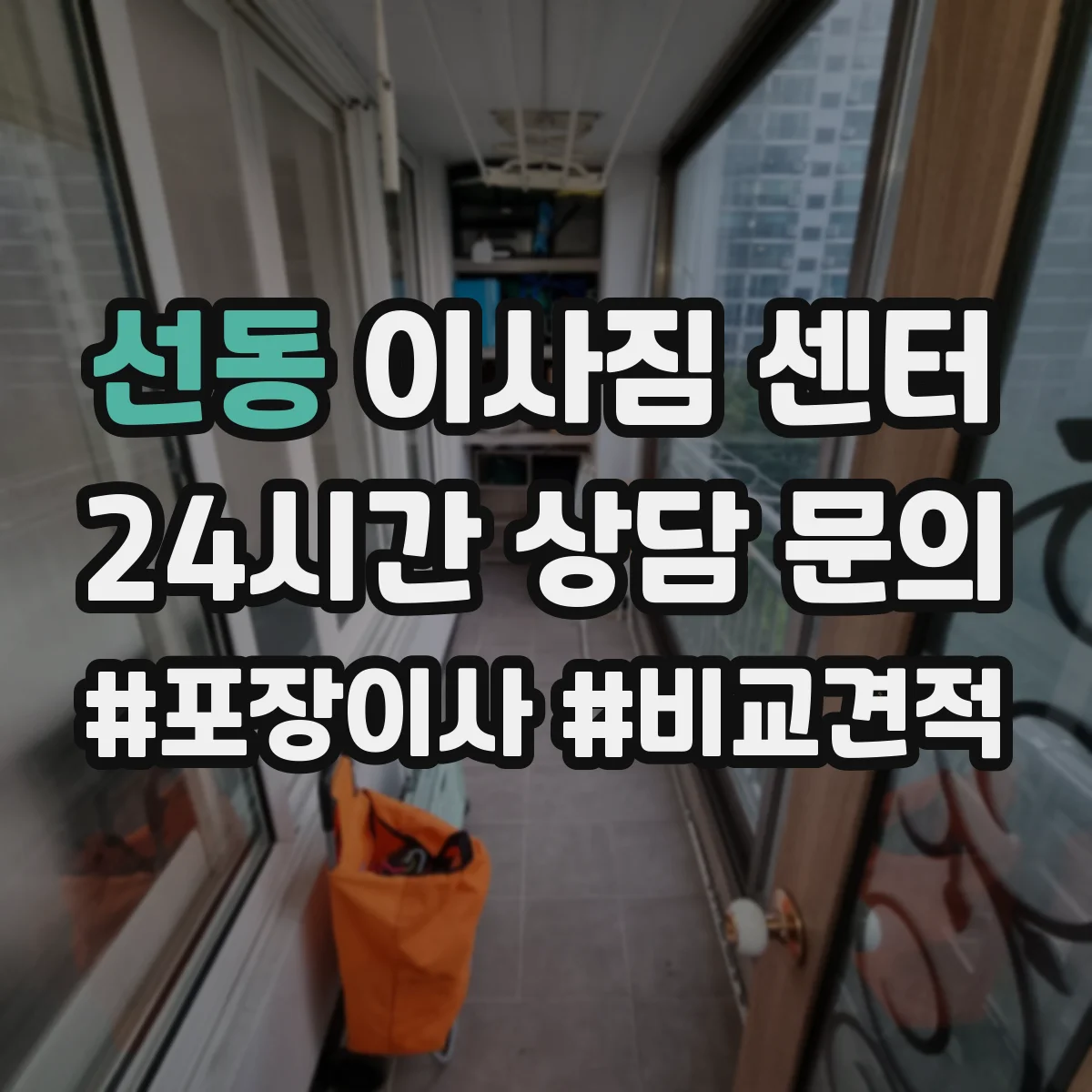 선동 이사짐 센터