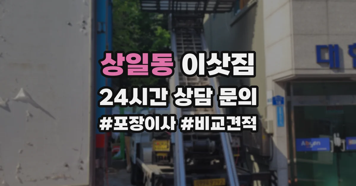 상일동 이삿짐