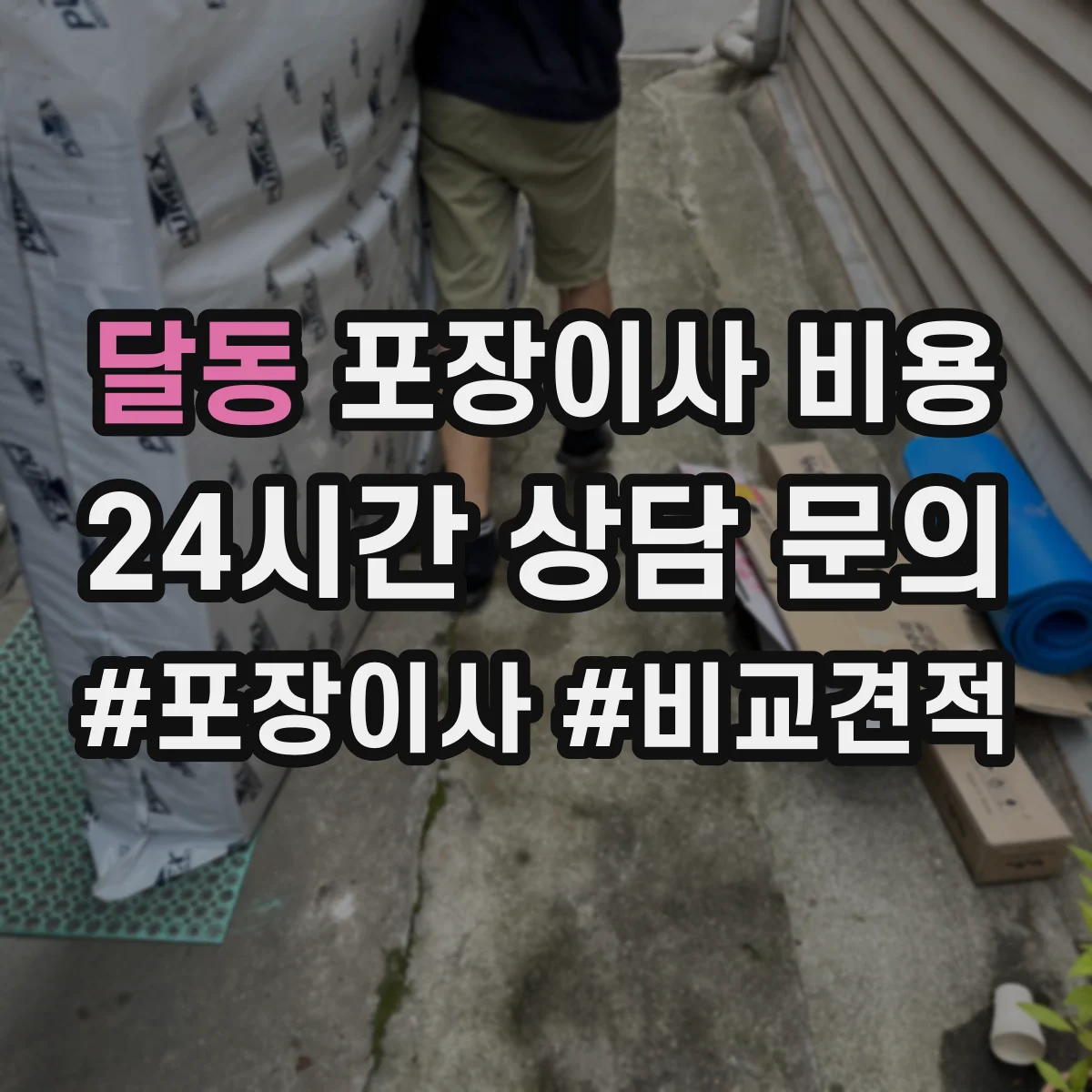 달동 포장이사 비용