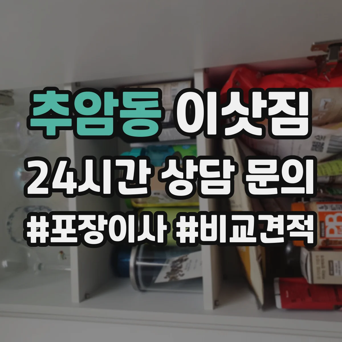 추암동 이삿짐