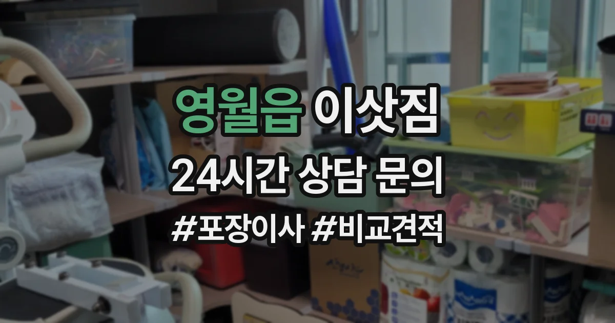 영월읍 이삿짐