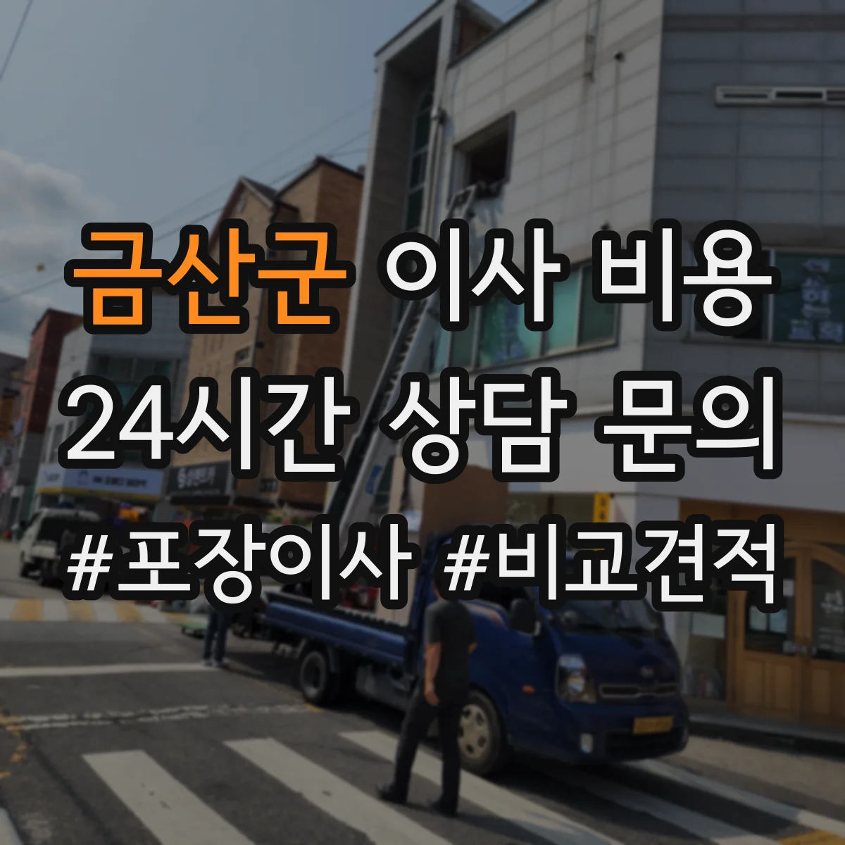 금산군 이사 비용
