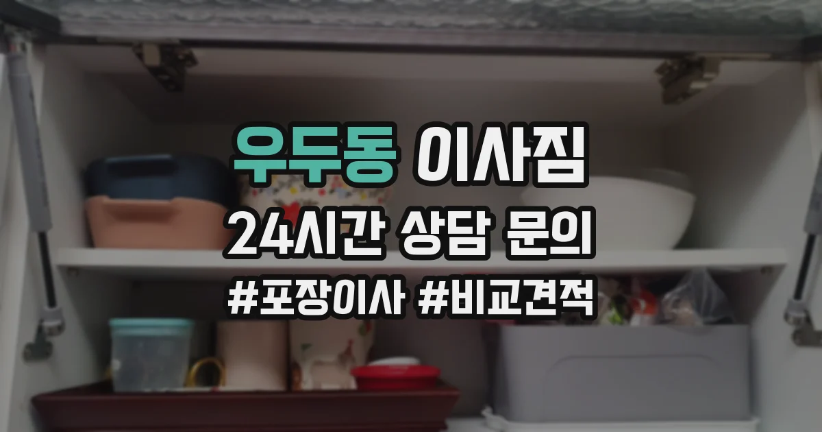 우두동 이사짐
